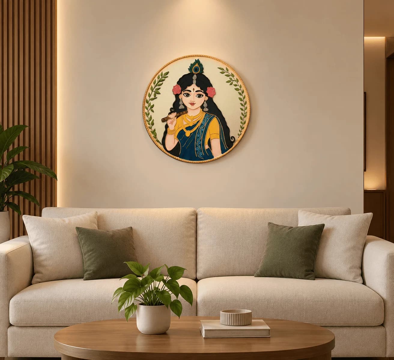 Radha Rani Lippan Art